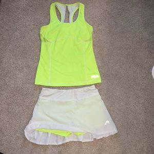 Fila/Head Tennis outfit